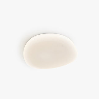 Arisha Deckenleuchte Weiß Kieselsteinform Bade/Schlafzimmer-Purlicht