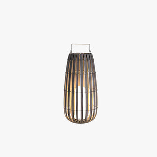 Ray Vintage LED Außenleuchte Solar Grau Garten/Flur/Balkon Holz mit 3 Größen-Purlicht