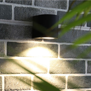Ray Modern Rechteckige LED Außenwandleuchte Metall Glas Flur Garden-Purlicht