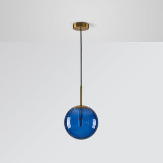 Valentina Modern Glaskugel LED Pendelleuchte Grau/Blau/Rot/Kaffee/Bernsteinfarben Esstisch Glas Metall-Purlicht