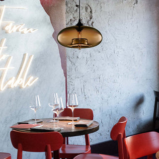 Aria Modern Mehrfarbig LED Pendelleuchte Glas Ess/Wohnzimmer-Purlicht