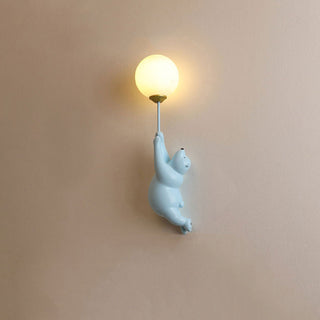 Arisha Design Bear LED Wandleuchte Innen Weiß, Kinderzimmer/Schlafzimmer-Purlicht