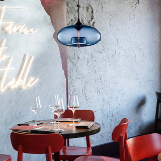 Aria Modern Mehrfarbig LED Pendelleuchte Glas Ess/Wohnzimmer-Purlicht