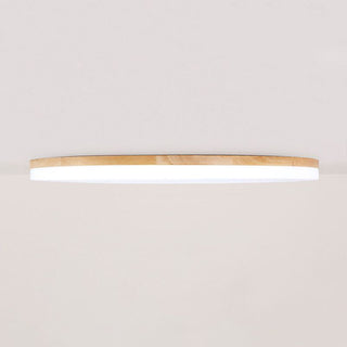 Muto Deckenleuchte Holz Schale, Weiß, Modern LEDWohnzimmer/Schlafzimmer-Purlicht