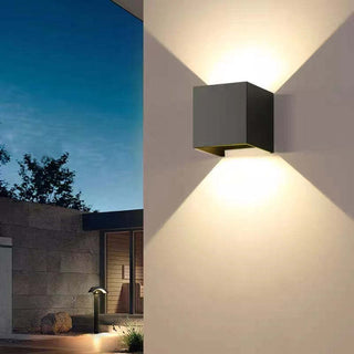 Ray Modern LED Außenwandleuchte Weiß Metall Garten/Flur-Purlicht