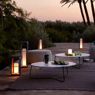 Ray Außenstehleuchte Minimalistisch Quadrat LED Metall Garten Flur-Purlicht