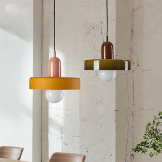 Arisha Pendelleuchte, 9 Farbe, Glas-Purlicht