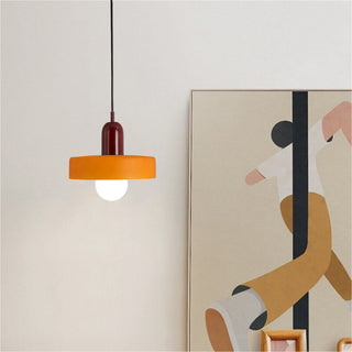 Arisha Pendelleuchte, 9 Farbe, Glas-Purlicht