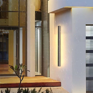Ray Moderne Linear Außenwandleuchte Metall Acryl Garten Flur-Purlicht