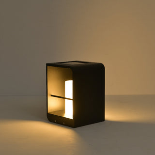 Ray Außenstehleuchte Minimalistisch Quadrat LED Metall Garten Flur-Purlicht