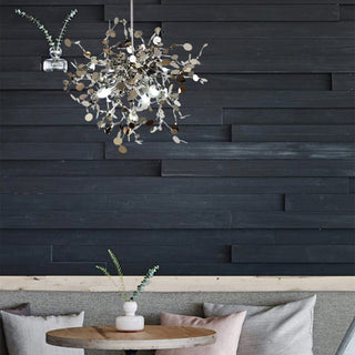 Olivia Morden LED Kronleuchter Gold/Silber Sputnik Ess/Wohnzimmer Metall-Purlicht