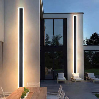 Arisha Modern LED Außenwandleuchte Schwarz Metall Garten/Balkon-Purlicht