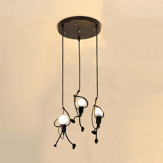 Silva Retro Modern LED Pendelleuchte Schwarz/Weiß, Esstisch-Purlicht