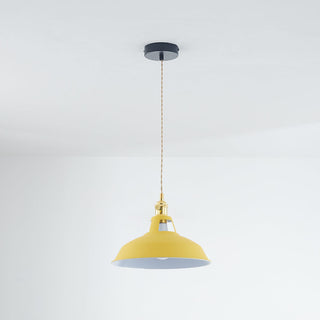 Valentina Industriell LED Pendelleuchte Metall Glas Sieben Farben Wohnzimmer Schlafzimmer-Purlicht