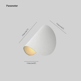 Aria Wandleuchte Innen/Außen Modern Geometrisch LED 4 Farbe 360-drehbar-Purlicht