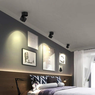 Aim Modern LED Deckenleuchte Schwarz/Weiß Metall Wohnzimmer/Korridor-Purlicht