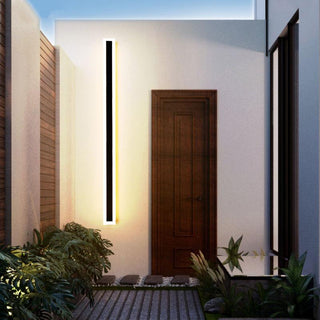 Arisha Modern LED Außenwandleuchte Schwarz Metall Garten/Balkon-Purlicht