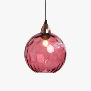 Aria Design LED Bunte Pendelleuchte Glaskugel 1 Flammig Esstisch-Purlicht