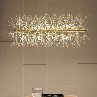 Kristy Pendelleuchte Hängelampe Gold Ess/Wohnzimmer Modern Design LED-Purlicht