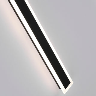 Arisha Modern LED Außenwandleuchte Schwarz Metall Garten/Balkon-Purlicht