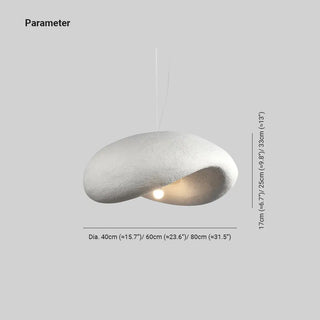 Avi Modern Pendelleuchte Wolken, Weiß, Schlafzimmer-Purlicht