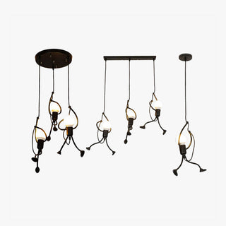 Silva Retro Modern LED Pendelleuchte Schwarz/Weiß, Esstisch-Purlicht