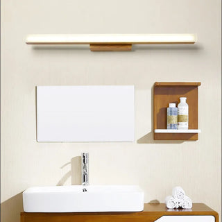 Arisha Modern Linear LED Wandleuchte Badezimmer/Wohnzimmer Holz-Purlicht