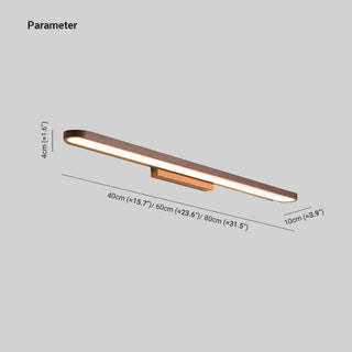 Arisha Modern Wandleuchte Linear, Kaffee, Schlafzimmer/Badezimmer, Metall-Purlicht