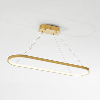 Arisha Modern Pendelleuchte Linear Schwarz/Weiß/Gold Esszimmer Metall-Purlicht