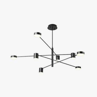 Arisha Modern Industrie Zweig LED Pendelleuchte Schwarz/Gold Schlaf/Wohnzimmer Metall-Purlicht