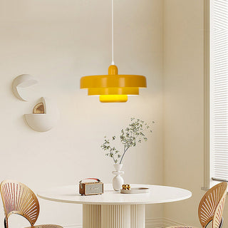 Aria Pendelleuchte Orange/Grün/Weiß Modern LED Wohnzimmer-Purlicht