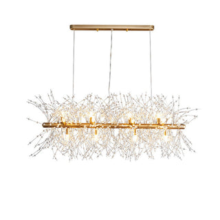 Kristy Pendelleuchte Hängelampe Gold Ess/Wohnzimmer Modern Design LED-Purlicht