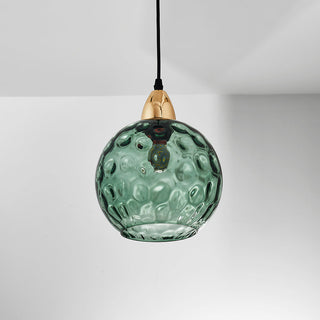 Aria Design LED Bunte Pendelleuchte Glaskugel 1 Flammig Esstisch-Purlicht