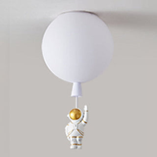 Aria Modern Astronaut Balloon LED Deckenleuchte 8 Farben Kinderzimmer-Purlicht