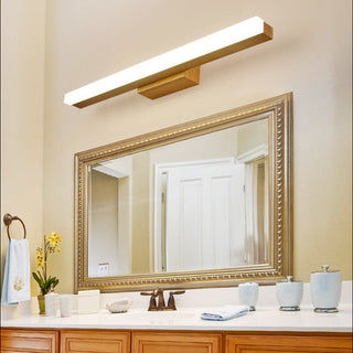 Arisha Modern Linear LED Wandleuchte Badezimmer/Wohnzimmer Holz-Purlicht