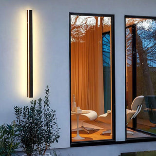 Arisha Minimalistische Wasserdichte LED Außenwandleuchte Schwarz Garten Korridor-Purlicht