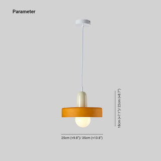 Arisha Pendelleuchte, 9 Farbe, Glas-Purlicht