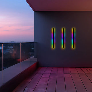 Arisha Minimalistische Wasserdichte LED Außenwandleuchte Schwarz Garten Korridor-Purlicht