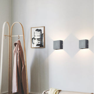 Ray Modern LED Außenwandleuchte Weiß Metall Garten/Flur-Purlicht