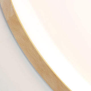 Muto Deckenleuchte Holz Schale, Weiß, Modern LEDWohnzimmer/Schlafzimmer-Purlicht